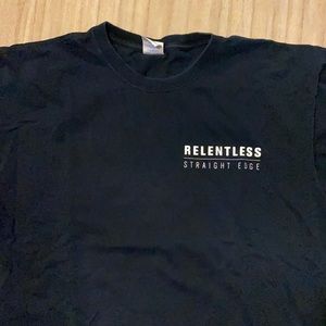 Relentless straight edge t-shirt